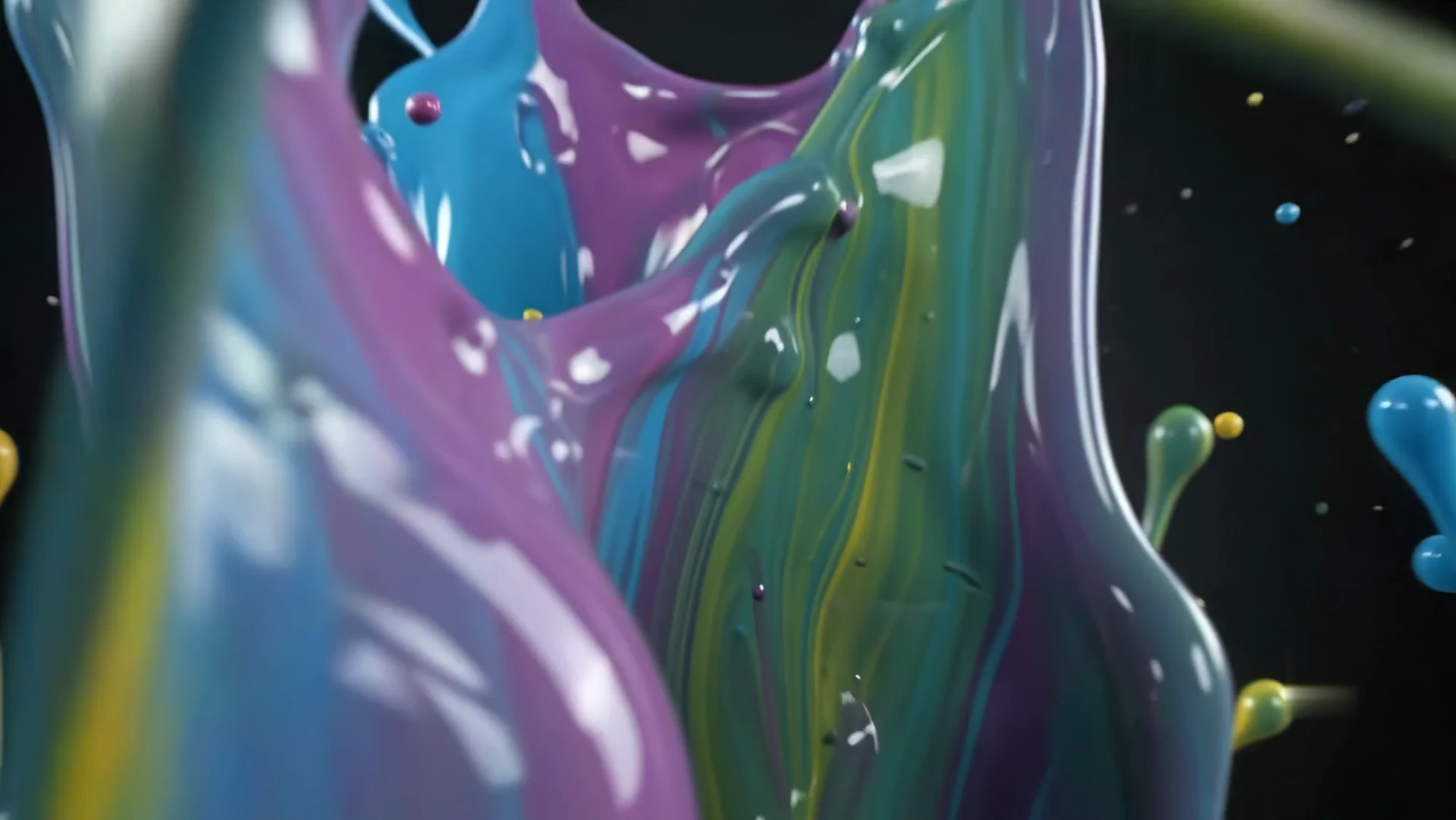A world within: real frame from the supplied CYMA paint film