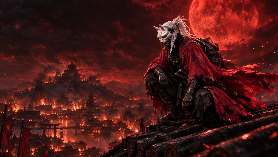 The blood moon