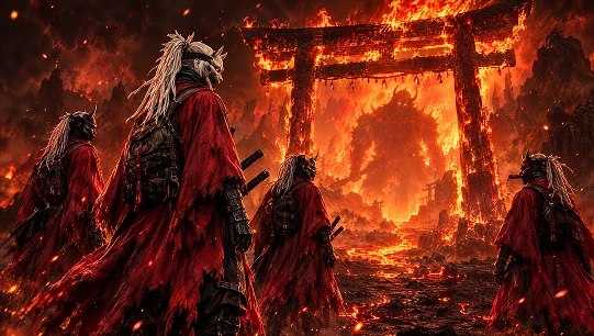 The burning gate