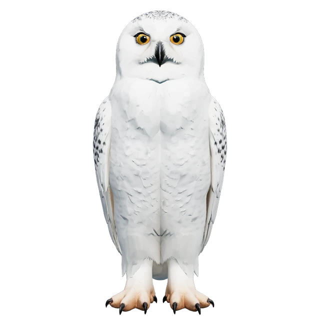The Strix owl facing forward