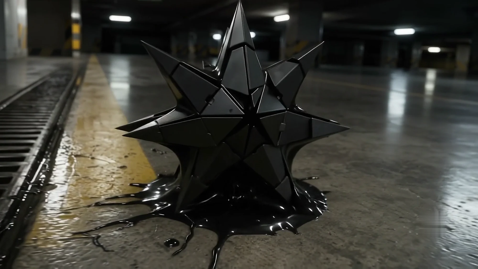 Frame from the automotive liquid-to-race-car transformation