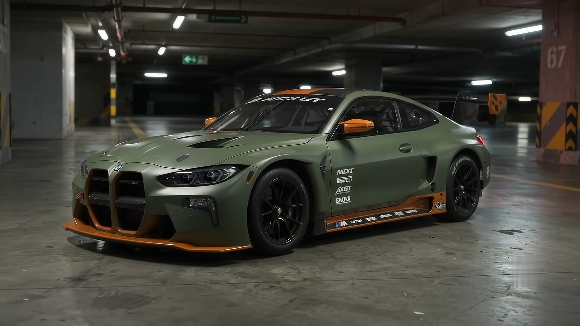 Frame from the automotive liquid-to-race-car transformation